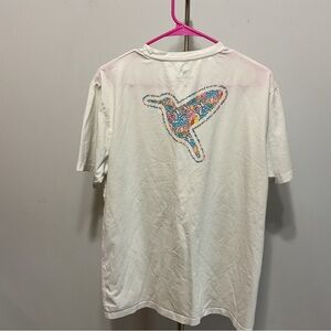 Birddogs Whit Short Sleeve Print T Shirt Size XL